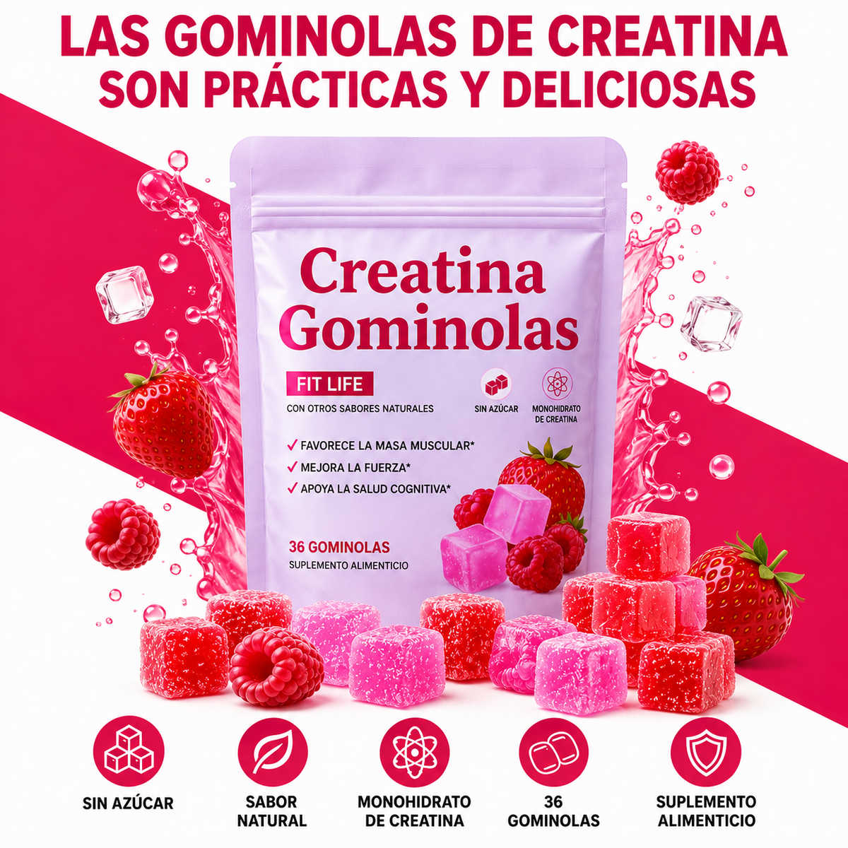 GOMINOLAS DE CREATINA