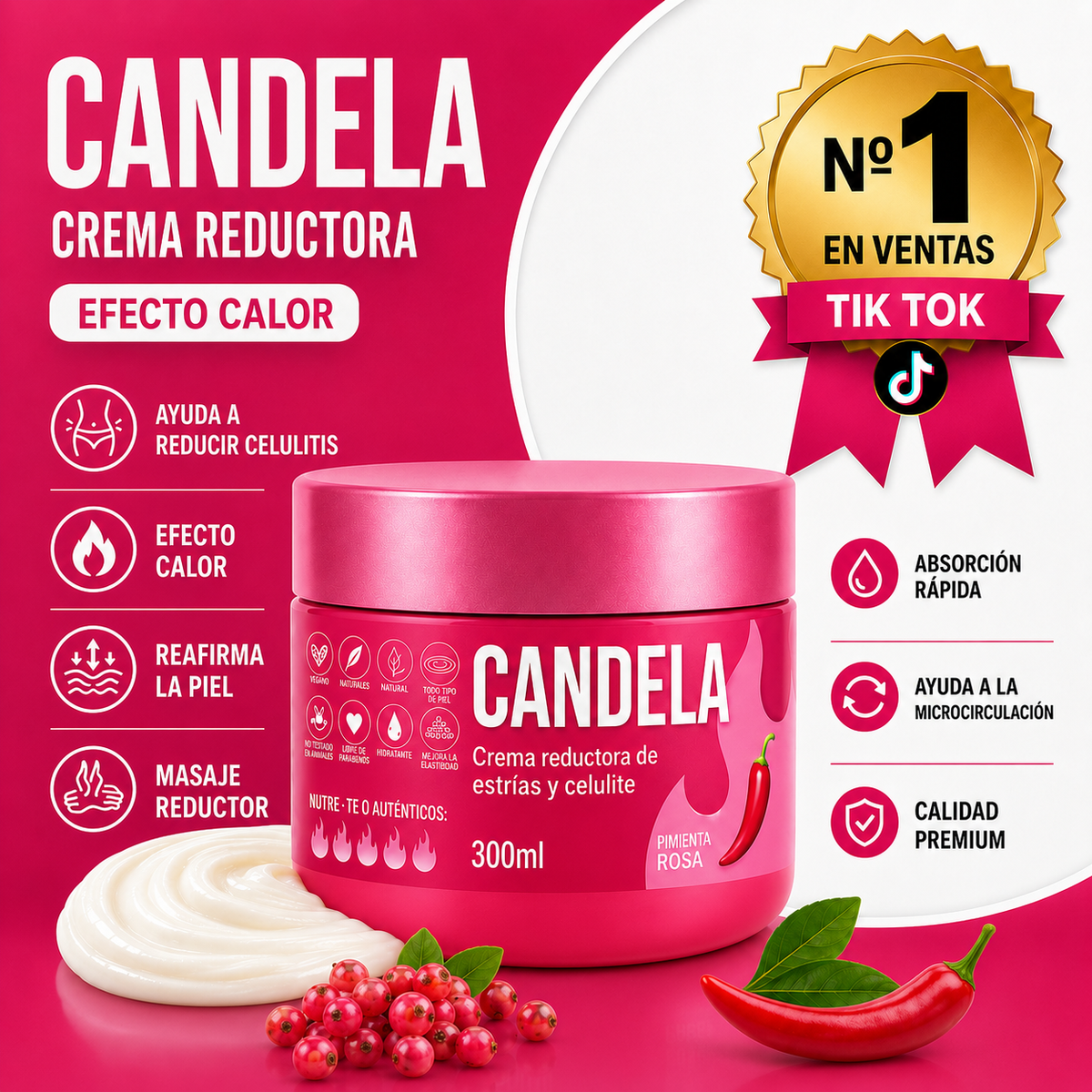 Crema Reductora de Estrías EDICIÓN LIMITADA
