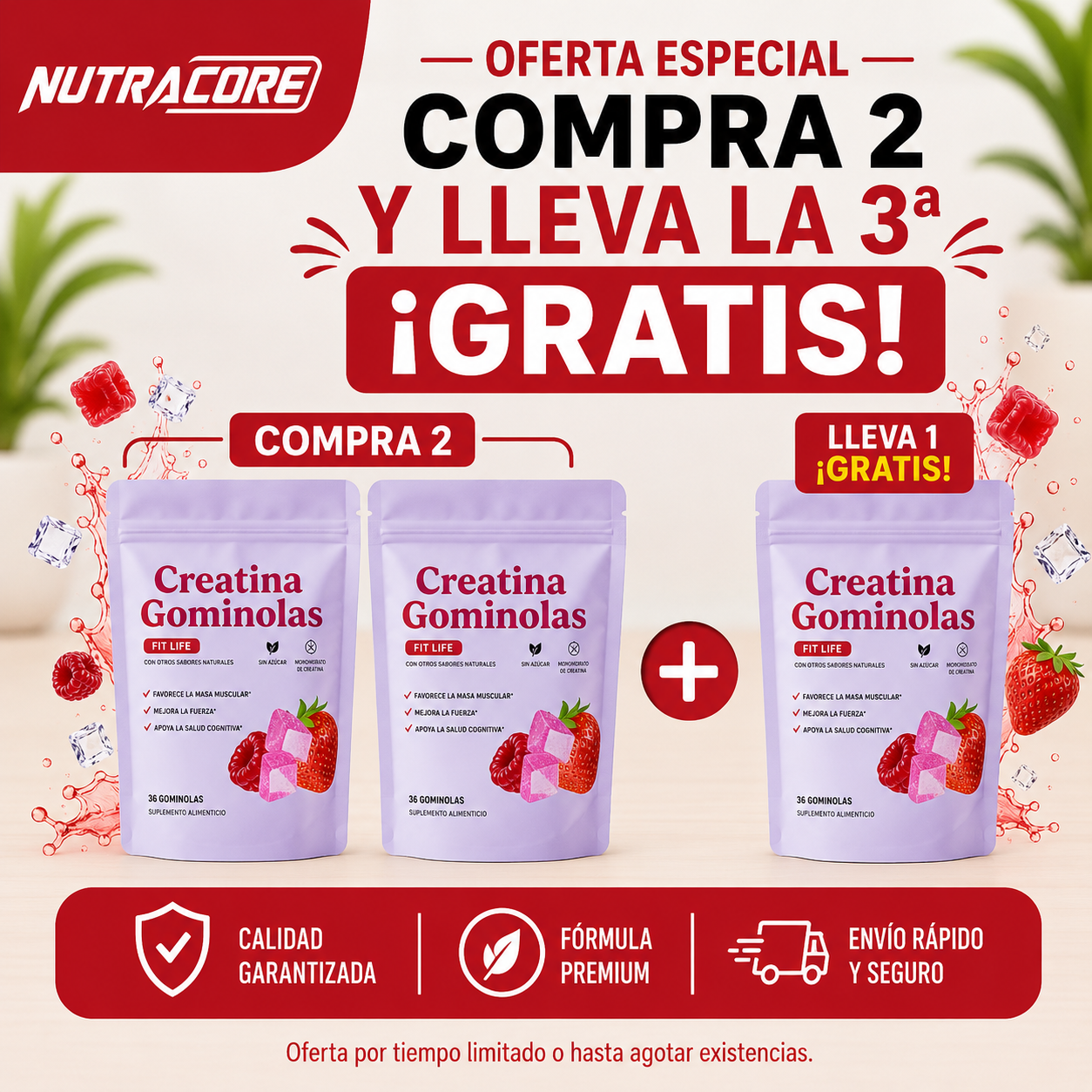 GOMINOLAS DE CREATINA