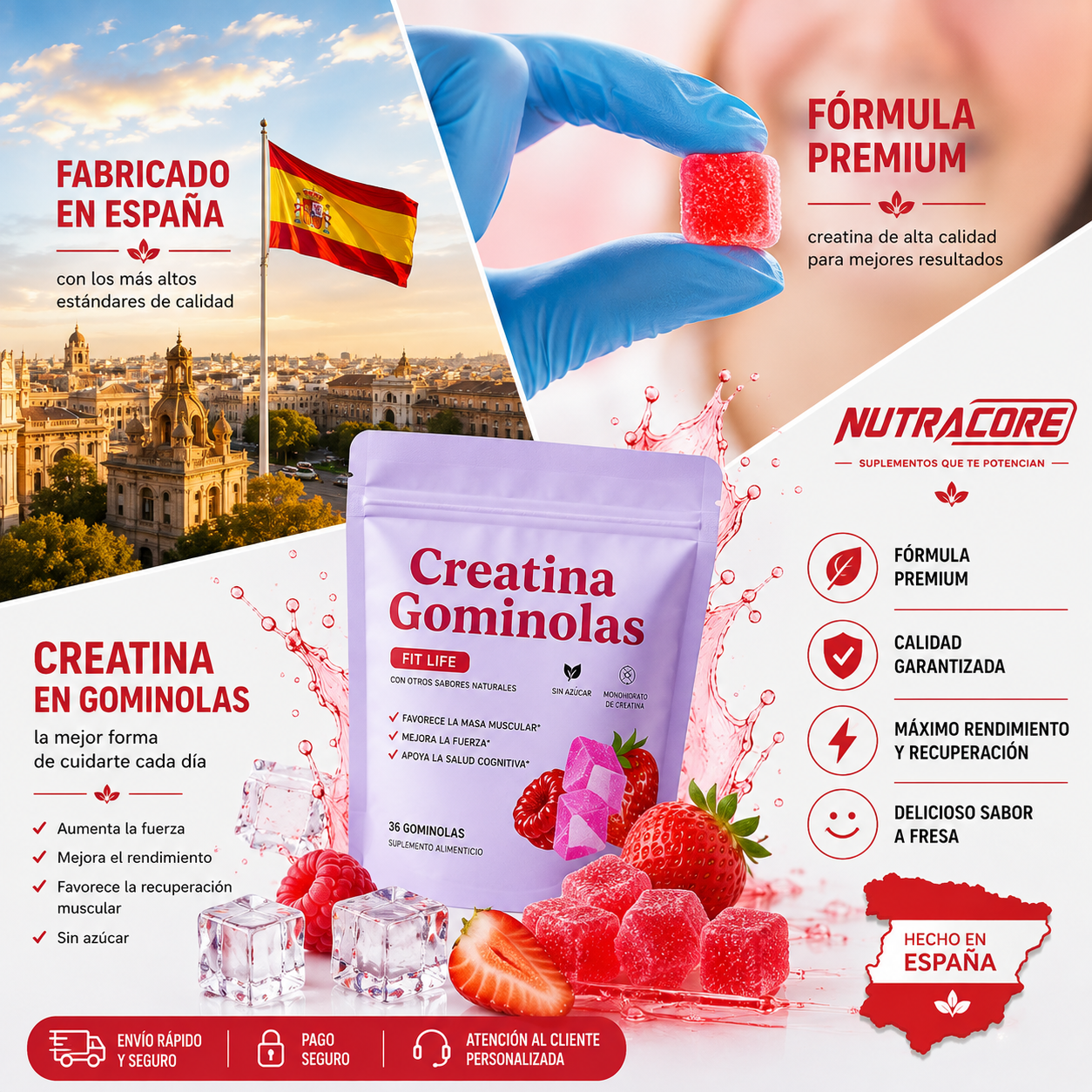 GOMINOLAS DE CREATINA