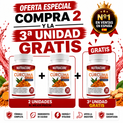 Cúrcuma con Magnesio + Jengibre y Pimienta Negra EDICIÓN LIMITADA