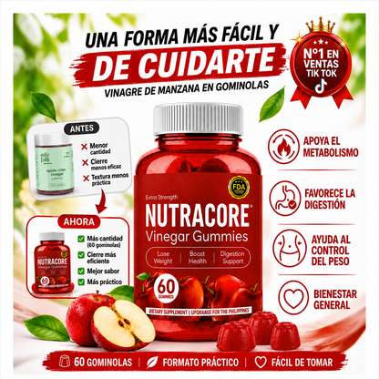 Gominolas de vinagre de manzana